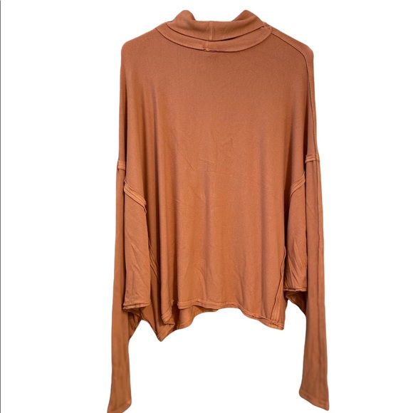 Free People Womens Turtleneck ribbed long sleeve - Picture 8 of 8